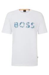Herren T-Shirt Te_Bossocean / Weiß
