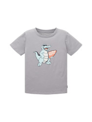 Kinder T-Shirt mit Print / Grau