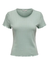Damen T-Shirt ONLCARLOTTA / Grün