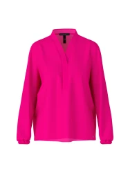 Bluse mit V-Neck / Pink