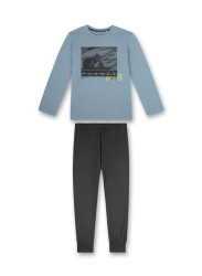 Kinder Schlafanzug lang / Blau