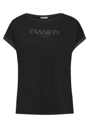 Damen T-Shirt / schwarz