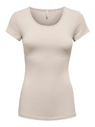 Damen T-Shirt / Creme