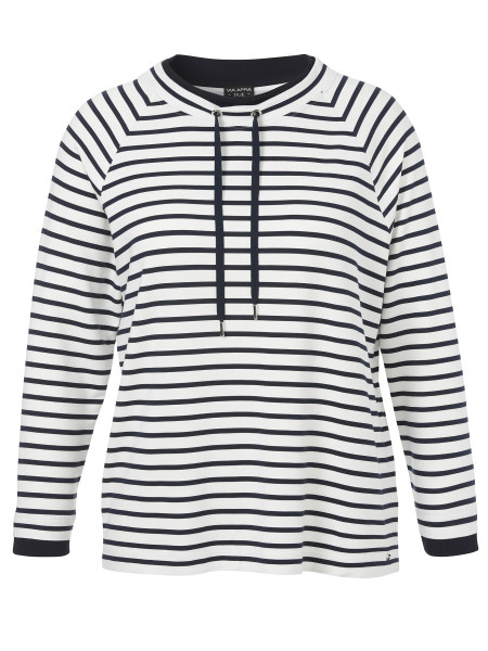 Damen Sweatshirt Ringelmuster