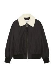 Damen Bomber-Jacket / Schwarz