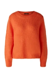 Damen Strickpullover / Orange