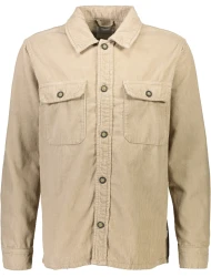 Herren Cord-Overshirt / Beige