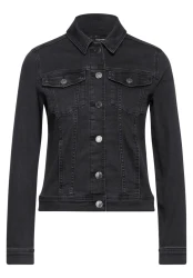 Damen Jeansjacke / Schwarz