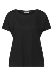 Damen Jersey T-Shirt / Schwarz