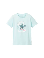 Kinder T-Shirt mit Print / Hellblau