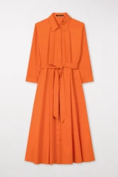 Hemdblusenkleid / Orange