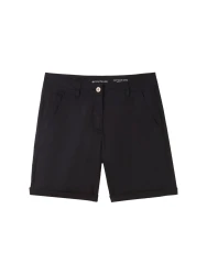 Chino Bermuda Shorts / Schwarz