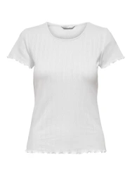 Damen T-Shirt ONLCARLOTTA / Weiß