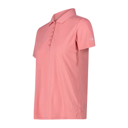 Damen Poloshirt mit funktionalen Eigenschaften / Rosa