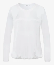Jerseyshirt Style Carla / Weiß