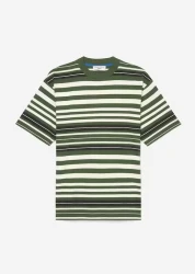 Herren Oversize T-Shirt aus reiner Bio-Baumwolle / Grün