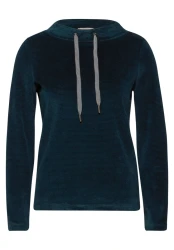 Damen Cordshirt / Blau