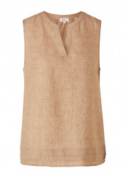 Leinenbluse / Beige