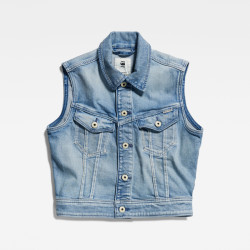 Damen Jeansweste Denim Evergreen / Blau