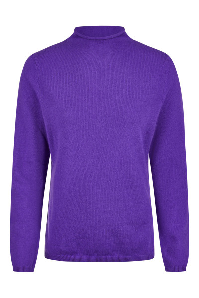 Damen Pullover Mockneck Cashmere