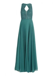 Abendkleid / Petrol