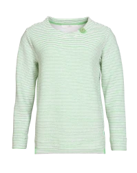Damen Sweatshirt im Streifendesign / Grün