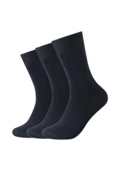 Damen Socken comfort 3er Pack / Dunkelblau