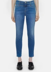 Damen Jeans Skinny Pusher / Dunkelblau