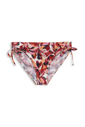 Bikinihose mit floralem Print Carilo / Rot