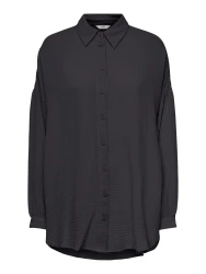 Bluse ONLTHYRA OVERSIZED SHIRT / Schwarz