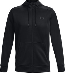 Herren Fleece-Hoodie / Schwarz