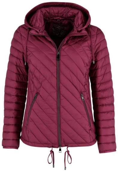 Damen Jacke Down Optic mit Kapuze