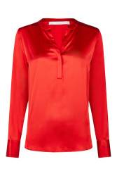 Seidenbluse / Rot