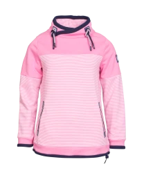 Damen Sweatshirt im Streifendesign / Pink