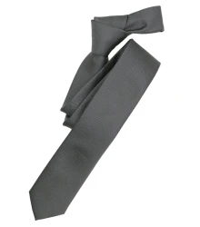 Gewebt Krawatte uni 001040 / grau