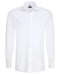 Original Shirt Popeline Langarm / Weiß