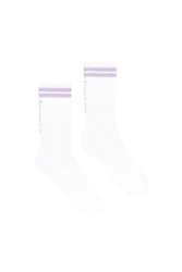 Steffi Socks OH APRIL White/Lilac / Flieder