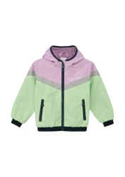 Kinder Outdoor-Jacke Colour-Blocking / Grün