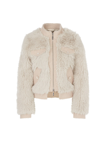 Damen Outdoorjacke in Fun Fur