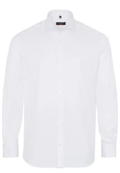 Hemd Cover Shirt Modern Fit / Weiß