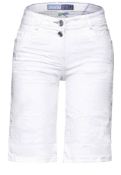 Jeans Shorts / Weiß