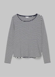 Damen Longsleeve / dunkelblau