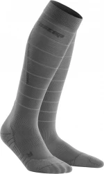 CEP Herren Laufsport Socken "Reflektive Compression" / grau