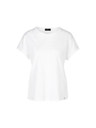 Damen T-Shirt mit Pailetten / Weiß