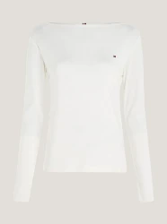 Damen Langarmshirt / Weiß