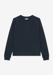 Damen Sweatshirt aus Organic Cotton Qualität / Dunkelblau