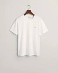 Herren Regular Fit Shield T-Shirt / Weiß