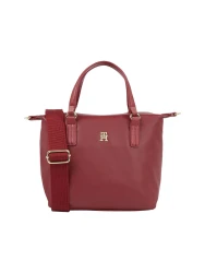 Damen Tote-Bag mit strukturiertem Gurtbund / Rot