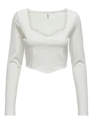 Damen Shirt ONLLOPI / Weiß