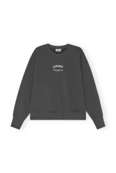Damen Sweatshirt Oversize / Grau